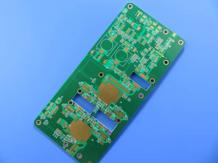 3 Layer Hybrid PCB 13.3mil RO4350B And 31mil RT Duroid 5880 High TG PCB