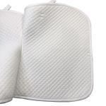 Lightweight White Horse Riding Pad 100% Honeycomb Cloth