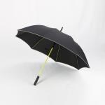 Walking Stick Cum Straight Handle Umbrella For Gentlemen Custom Colors
