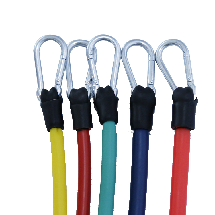 ISO9001 CE Workout Recovery Equipment 11Pcs Resistance Band Tube Set