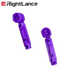 Quality 26G 0.45mm Plastic Twist Pull Top Blood Lancet Disposable For Glucose wholesale