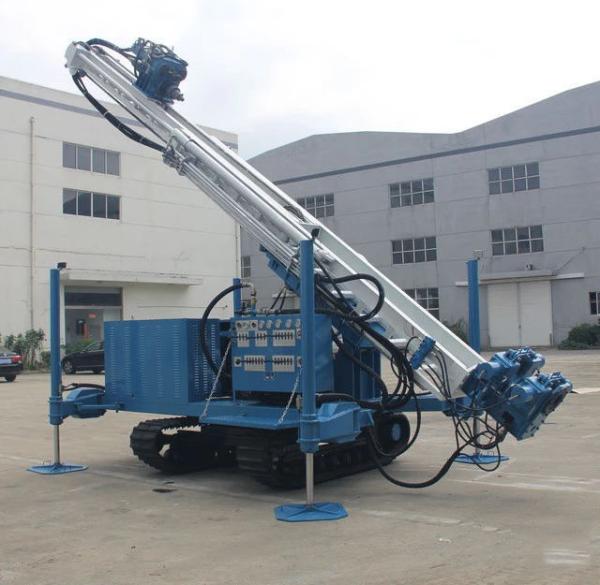 Hydraulic Water Anchor Drilling Rig Machine Long Feeding Stroke 25T Pull