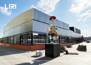 Quality Class B1 Aluminum Basketball Court Tent Heavy Duty Electric Push Pull Structure wholesale