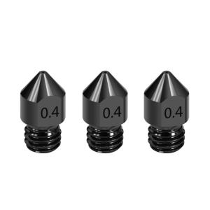 Quality 13x5.78mm Hardened Steel 3D Printer Nozzles MK8 Extruder Silver wholesale