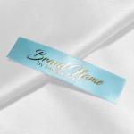 Satin Silk Printed Clothing Labels Woven Shirt Neck Tags Care Labels For