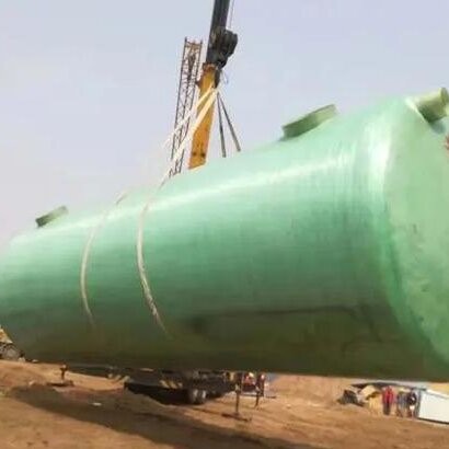 Vessel Tank Core Components Customized FRP Septic Tank For Waste Disposal Solutions