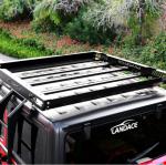 Off-Road Roof Luggage Carrier for 18-23 Wrangler Rubicon Jeep Aluminum Alloy