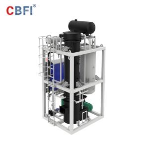 China Denmark Danfoss Expansion Valves Ice Tube Maker Large Refrigerant Tank CE on sale