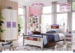 2017 Newest Concise Mediterranean Sea Style Children Bed