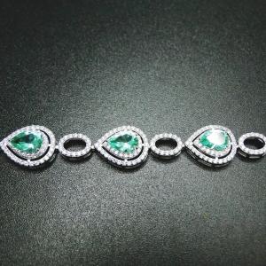 Quality Pear Cut Tanzanite Silver Amazing Quality Bracelet For Women wholesale