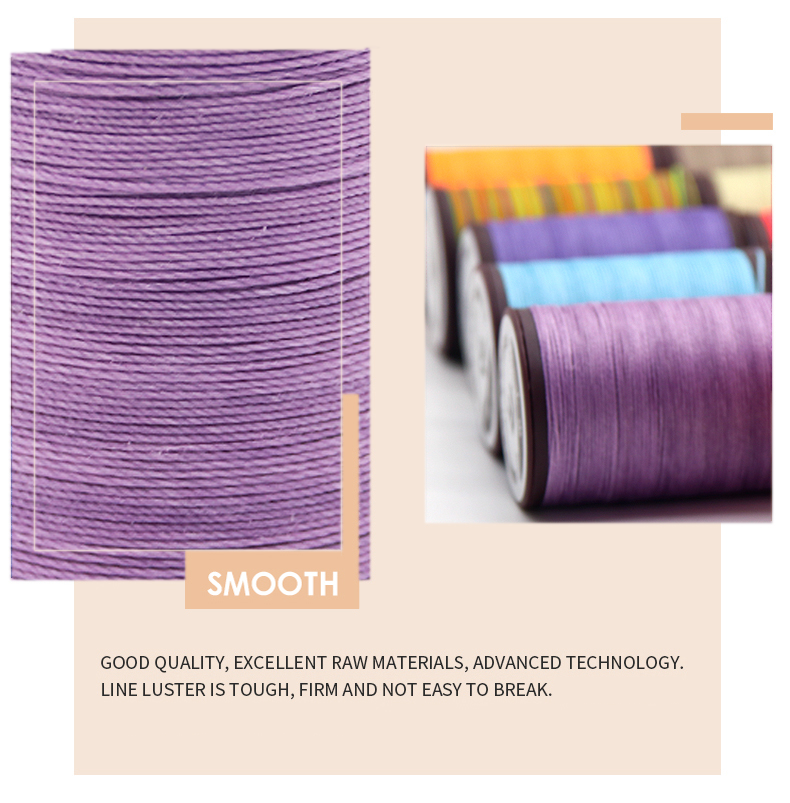 0.8mm Round Waxed Thread Polyester Cord Support 7 Days Sample Order Lead Time for DIY