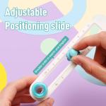 Manual Rotating Compass Knife Fillet Cutter Round Paper Utility Knife Cutting