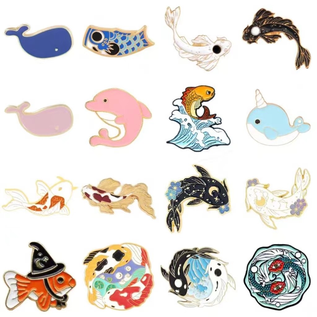 Manufacture Customized Cute Animal Pin Metal Badge Custom Cat Hard Enamel Pin