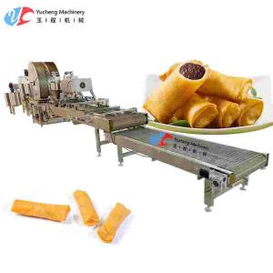 Quality 220V 50Hz Automatic Spring Roll Machine OEM Lumpia Rolling Machine wholesale