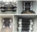German Type Semi Drop Axle Tractor Trailer Axle 20T ODM 1840mm