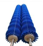 Industrial Nylon Cylindrical Cleaning Roller Brush Rotary for food processing