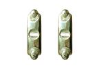 Pale Gold Long Coffin Accessories Bracket , Casket Accessories Suppliers