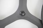 Hot sale 700c 3k Matt tri-spokes /3-spoke carbon clincher wheel for road bicycl