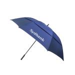 Windproof Straight Handle Fiberglass Frame Umbrella
