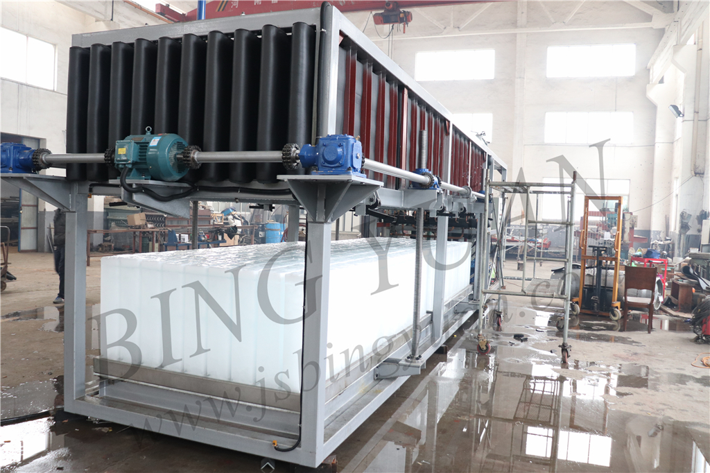 R22 150KW 30 Ton 220 Volt Block Ice Maker Machine