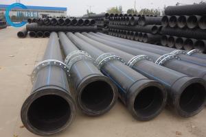 Quality Connection Steel Flanges HDPE Slurry Pipe With Pressure 0.4 - 2.0Mpa wholesale