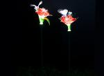 LED optical fiber rose hummingbird wedding scene layout lighting festival