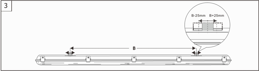 Dimmable SAA TUV ERP 1200mm high efficiency SMD 3014 led tri-proof light