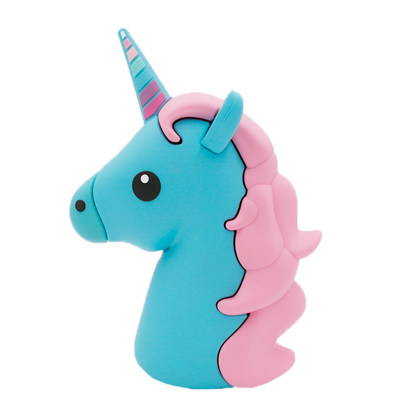 Cartoon 5V1A 2600mAh Unicorn Charging Power Bank MSDS