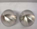 Hairline Finished Stainless Steel Sphere Hollow , Hollow Half Ball 140MM