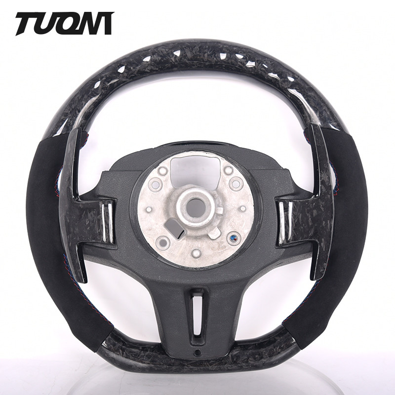 LED Forged Carbon Fiber Bmw G20 G30 X3 X5 Steering Wheel Alcantara Auto Parts