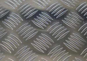 Quality 5 Bar Aluminium Checked Plate , 0.6mm--6.0mm wholesale