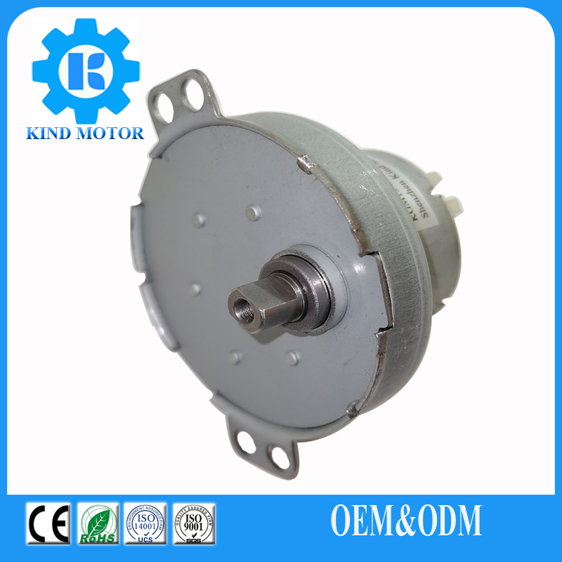 High quality low price GM50 50mm dc 3v-24v dc gear motor with eccentric 6.5mm double D shaft