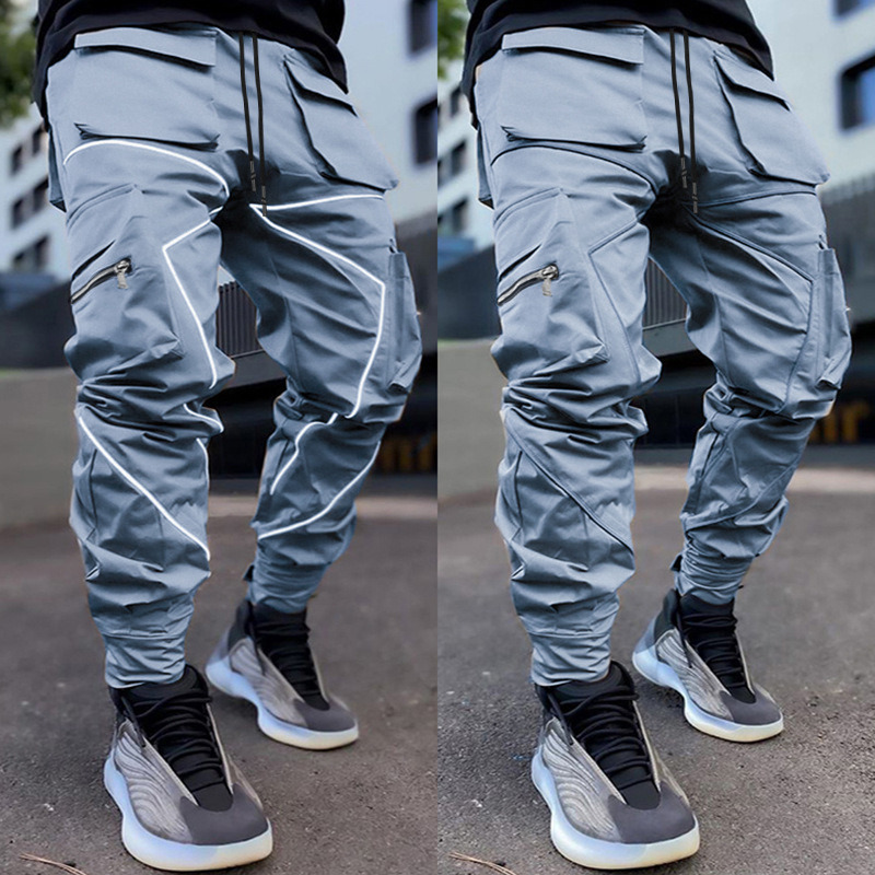 Summer Trousers Mens Tactical Fishing Pants Outdoor Hiking Nylon Quick Dry Cargo Pants Casual Work Trousers