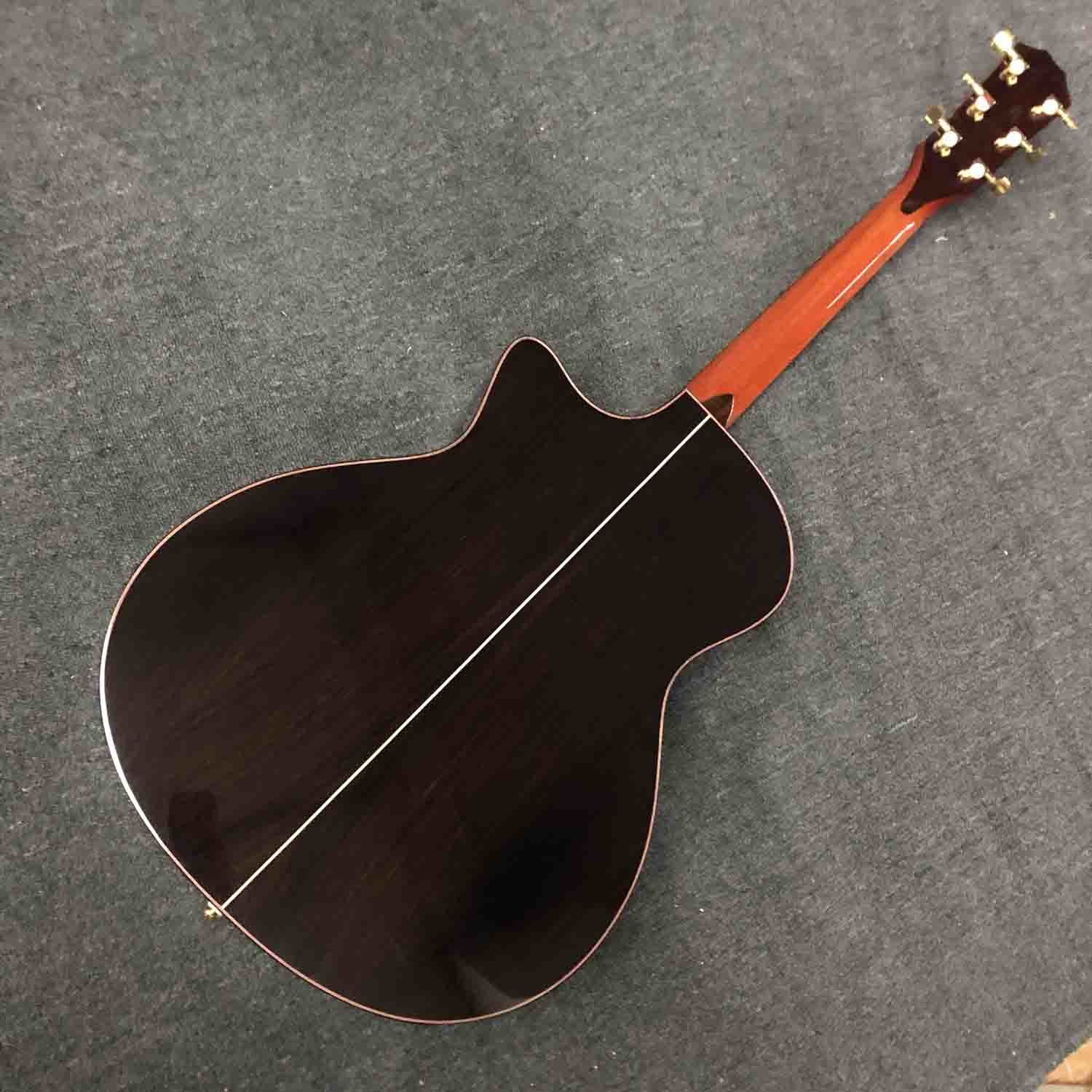 Solid spruce 914 acoustic Guitar 41 inch Real abalone Rosewood body 914ce Guitar