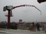 Stationary Placing Boom Pressure Concrete Pump Floor Mounted