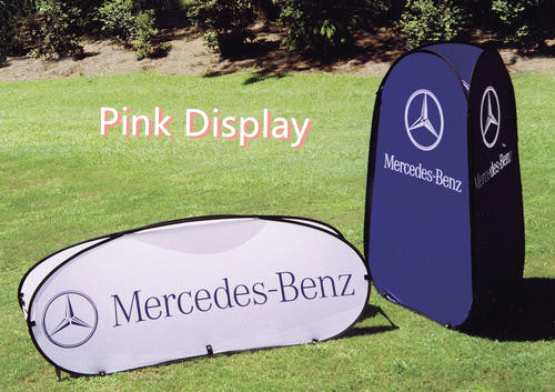 Charity Sports 100 Polyester Pop Up Banner Stand
