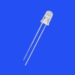 5mm 1.5Hz 1/6 Duty Cycle Blue Color 460-470nm 500-1000mcd Round Head Long LED