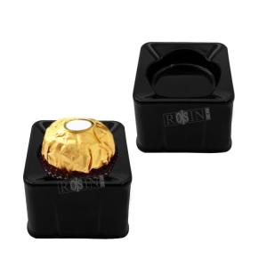 Quality Black Individual Plastic Chocolate Packaging Square Chocolate Box Insert Trays wholesale