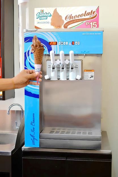 Purchased by 7-Eleven Oceanpower OP132BA soft ice cream making machine
