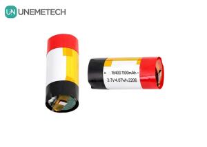 Quality 3A Discharge Cylindrical Polymer Lithium Ion Battery 18400 3.7v 1100mah LiPo Battery wholesale