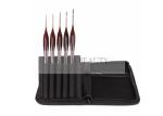 Siberian Kolinsky Hair 5PCS Body Paint Brushes set Acrylic Handle