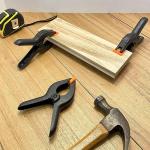 Nylon Plastic Metal Spring Clamp Photography Wood Working A Shape 2/4/6/9 Inch