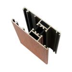 Casement 2.0mm 6063 Wood Grain Aluminum Profiles