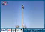 H15 - 60m Telecommunication Towers Anti - Rust Painted Telecommunication Steel