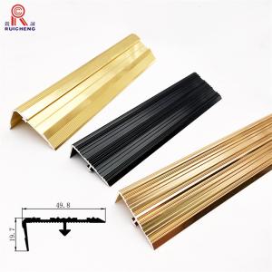 Quality Stair Part Aluminium Stair Nosing For Laminate Flooring Polished / Mill Finish wholesale