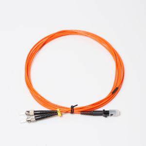 Quality MTRJ Female ST PC Multimode Duplex Fibre Optic Patch Leads 0.3dB wholesale