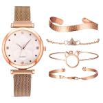 36MM Womens Watch Gift Set CE 22cm Jewelry Stainless Steel Mesh Watch