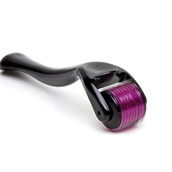 Cheap Black Titanium Konjac Microneedle Derma Roller For Face for sale