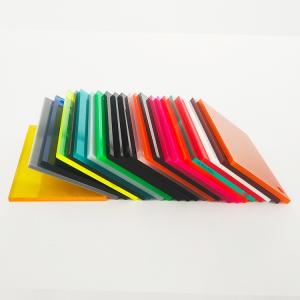 Quality Customizable Cast Plexiglass Sheet 3x1220x2440mm with 94% Light Transmission wholesale