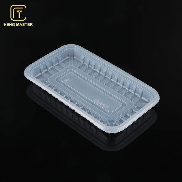 White Transparent Supermarket Disposable Fruit Tray PP Plastic
